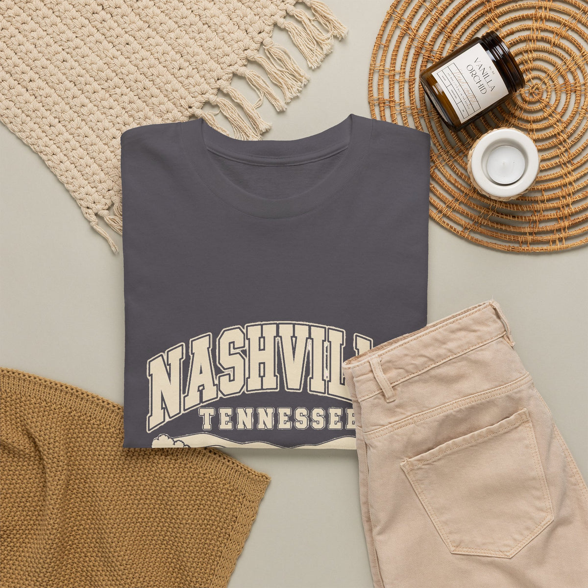 Nashville Vintage Varsity T-Shirt