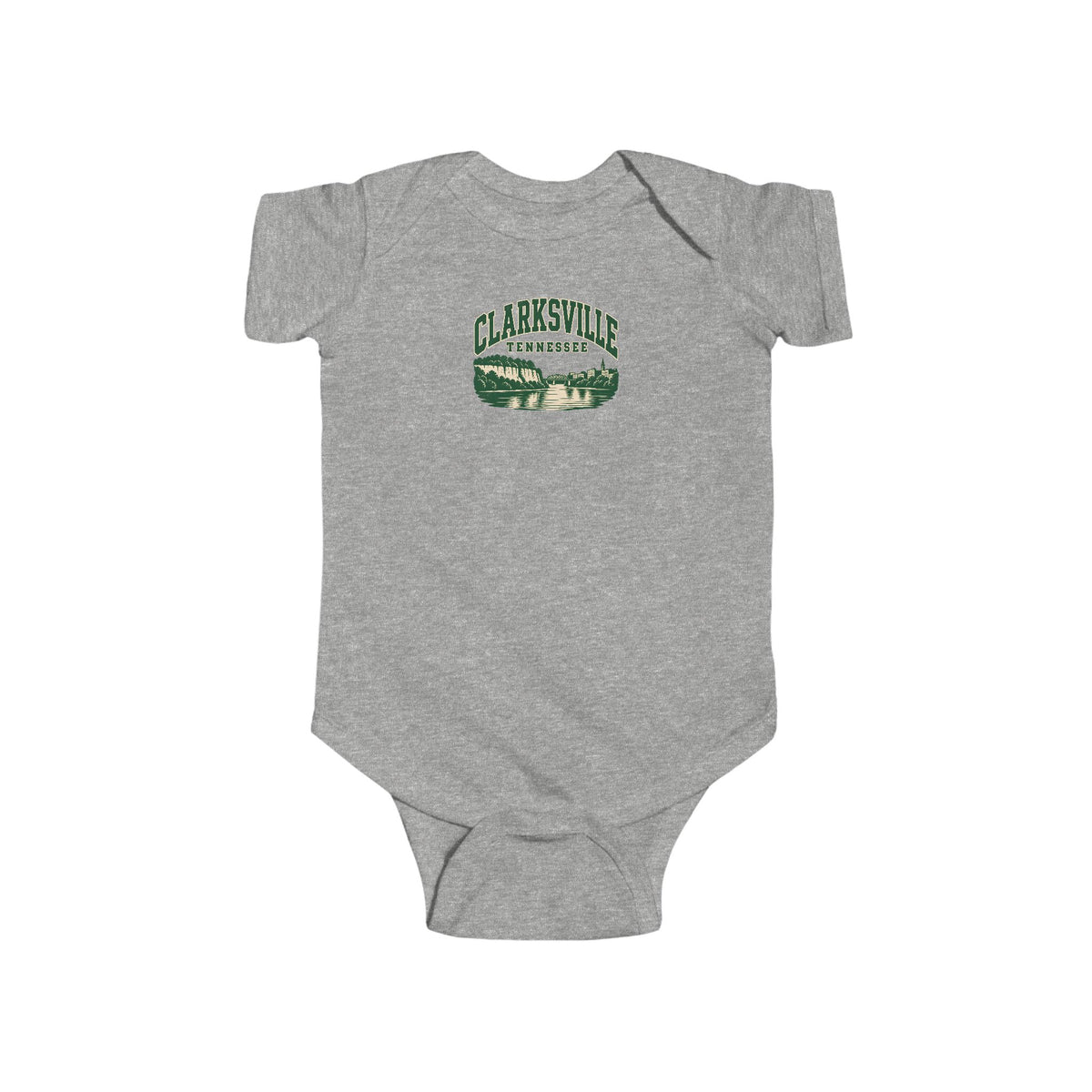 Clarksville Vintage Varsity Baby Bodysuit