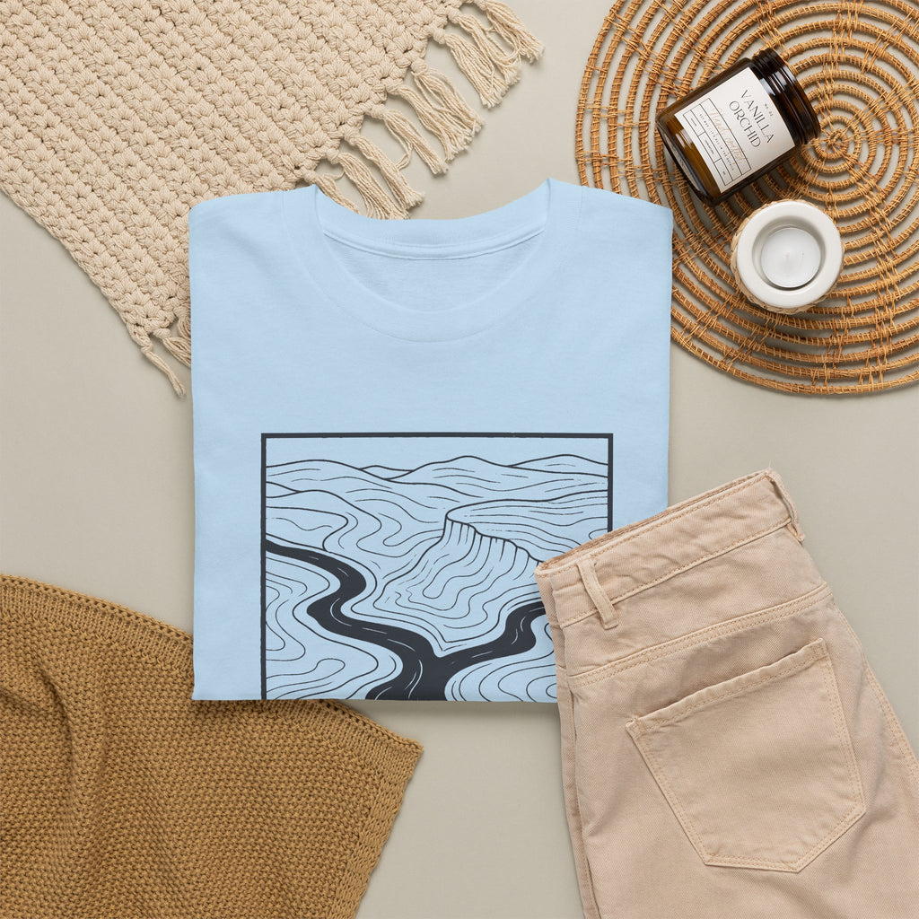 Clarksville Topo Map T-Shirt