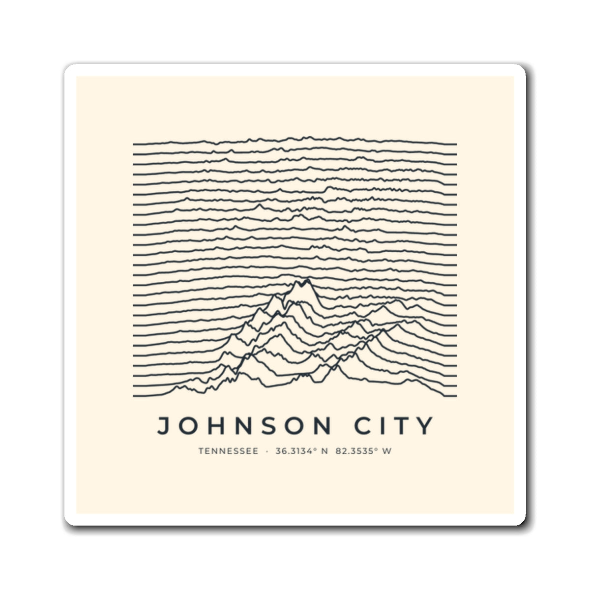 Johnson City Ridgeline Magnet