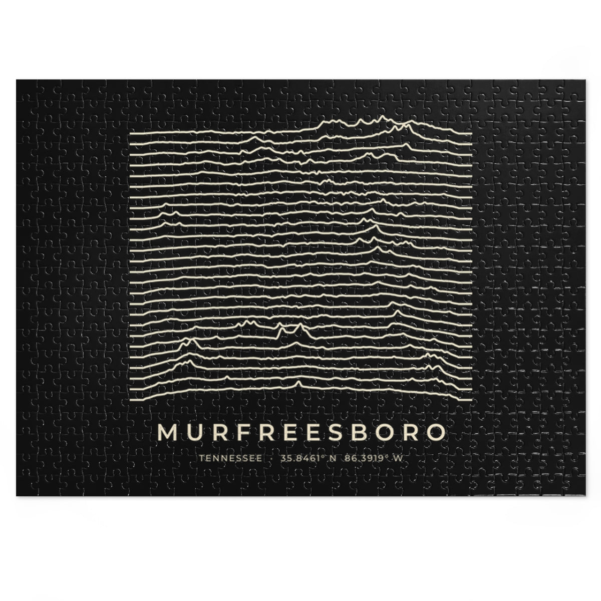 Murfreesboro Ridgeline Puzzle (Black)