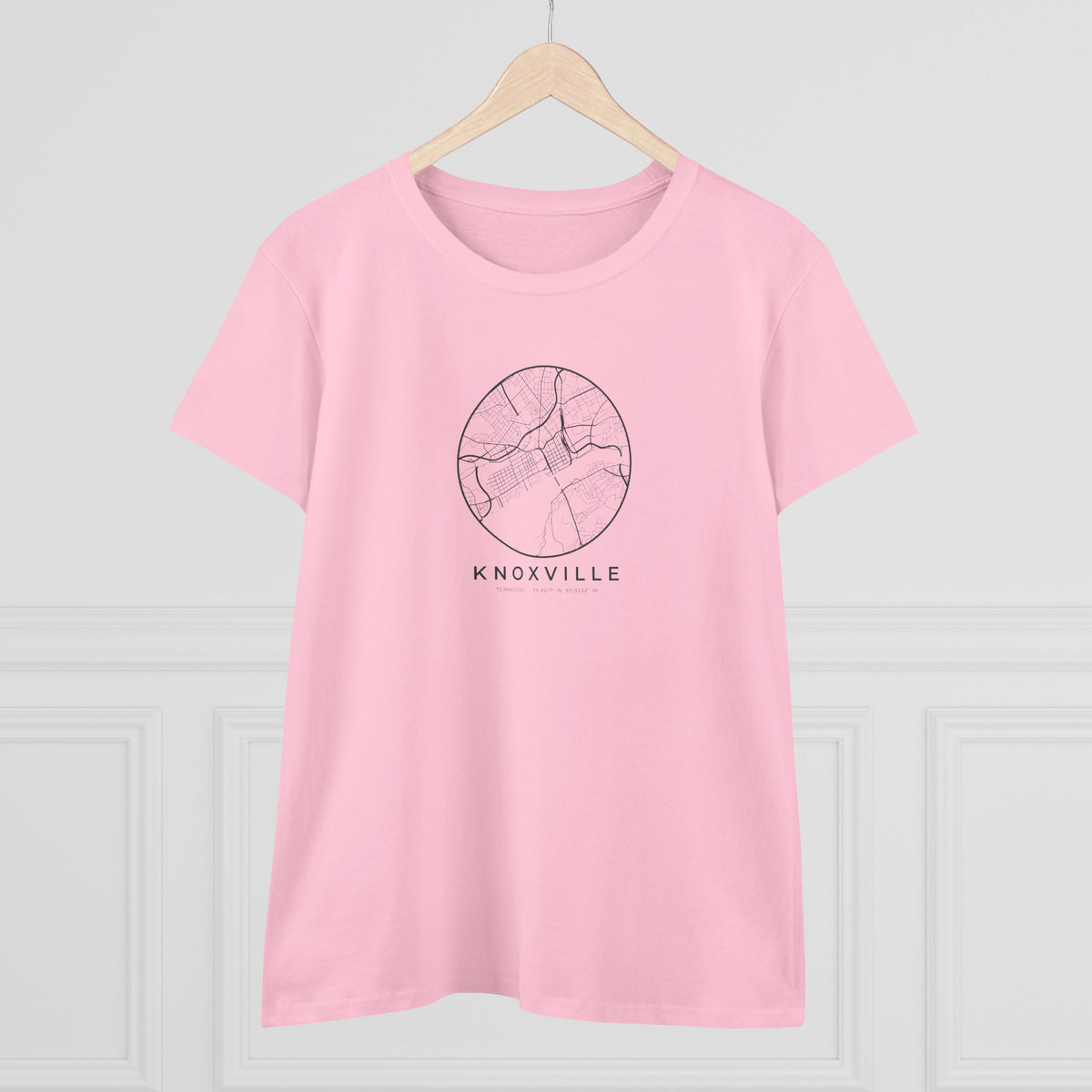 Knoxville Street Map Women's T-Shirt