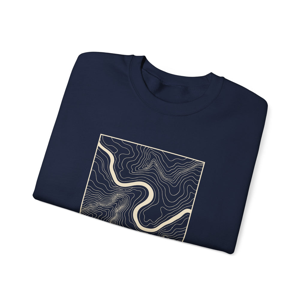 Chattanooga Topo Map Crewneck Sweatshirt