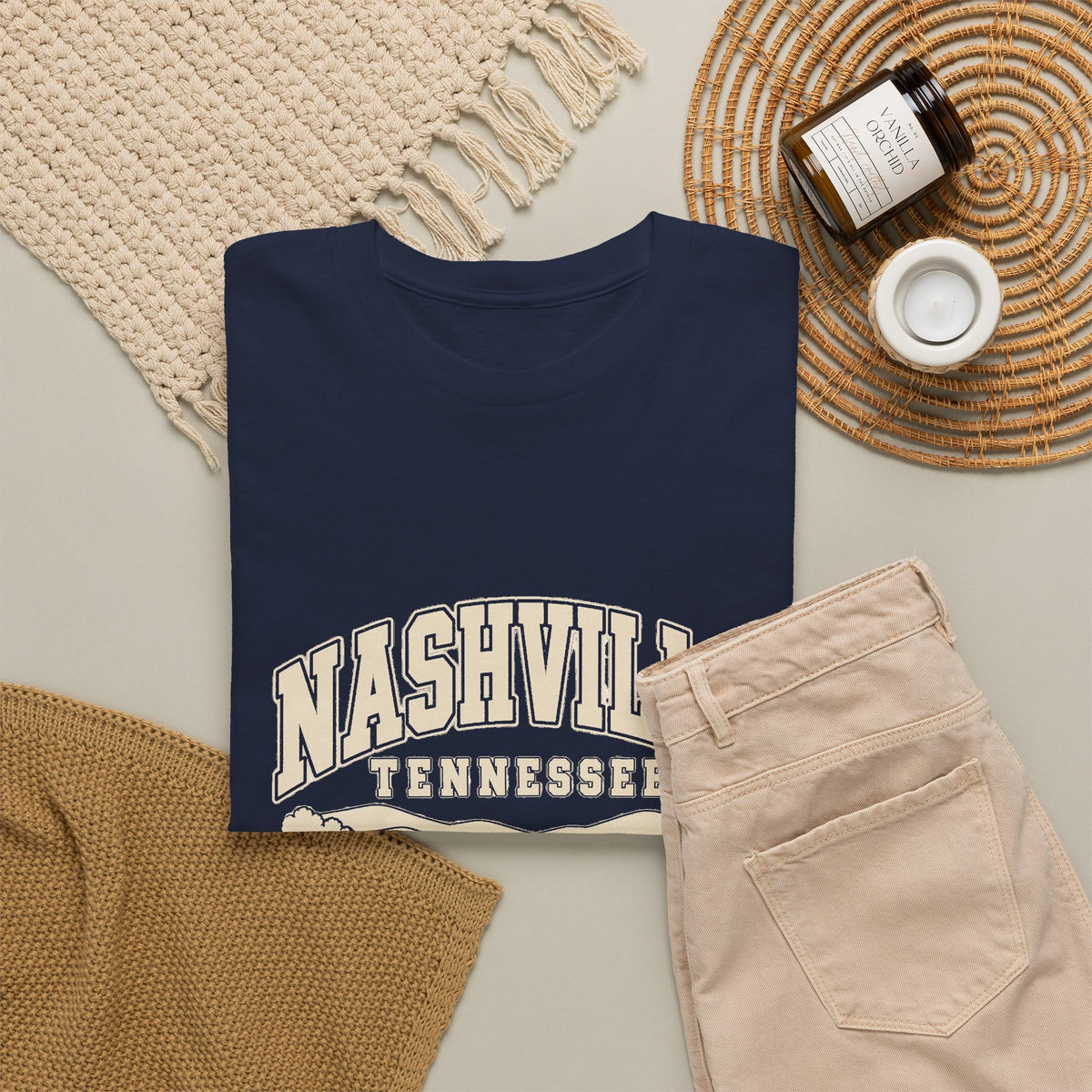 Nashville Vintage Varsity T-Shirt