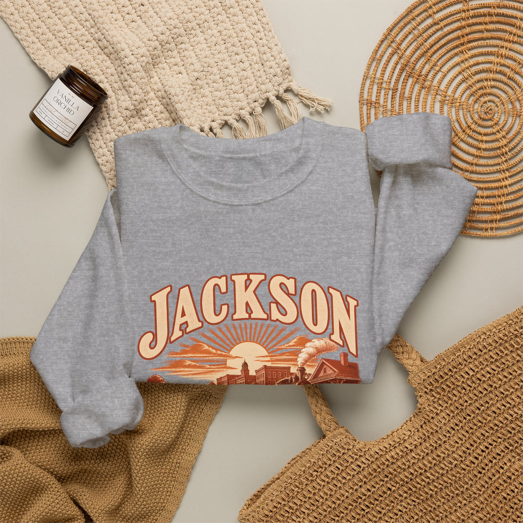 Jackson Engraved Valley Crewneck Sweatshirt