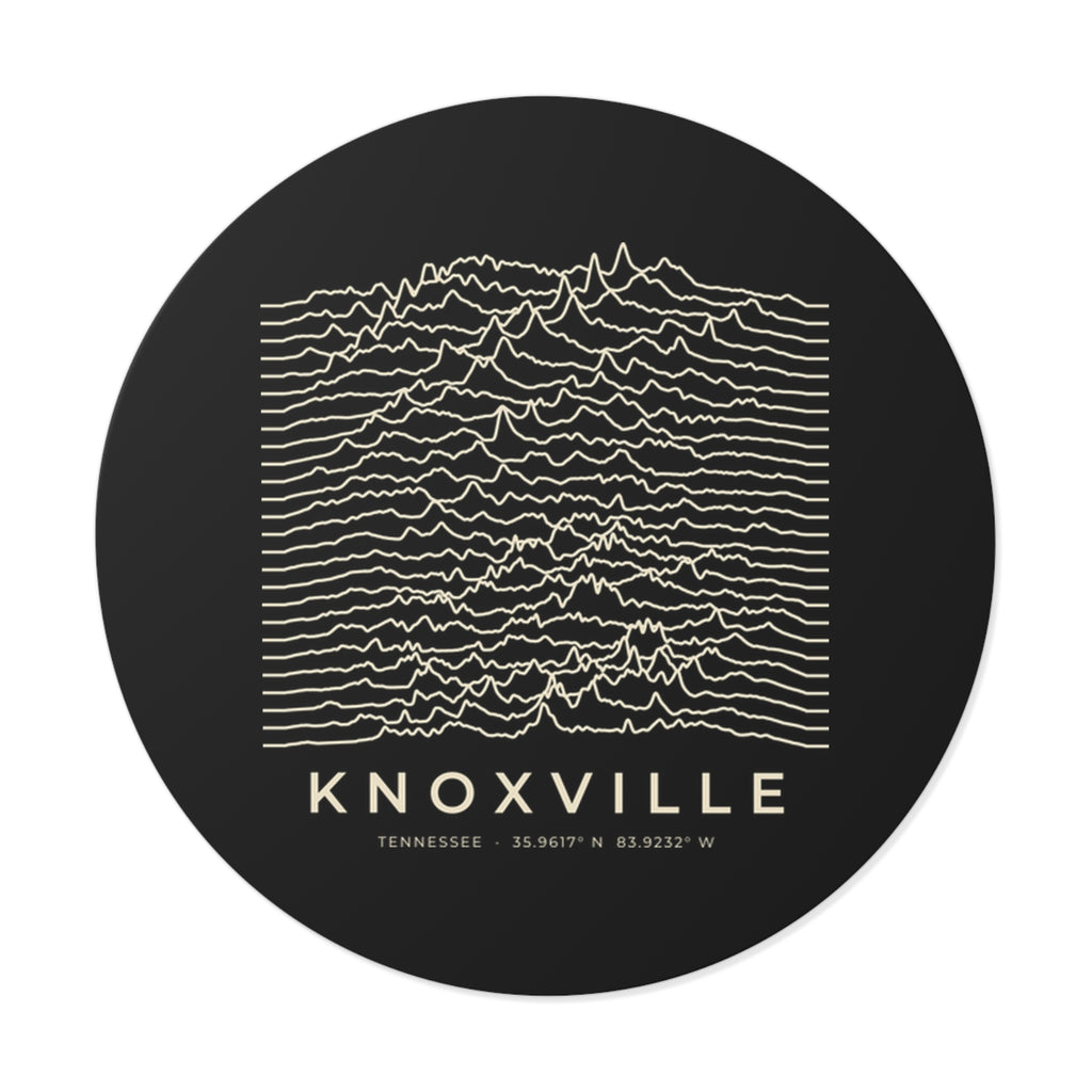 Knoxville Ridgeline Sticker (Black)