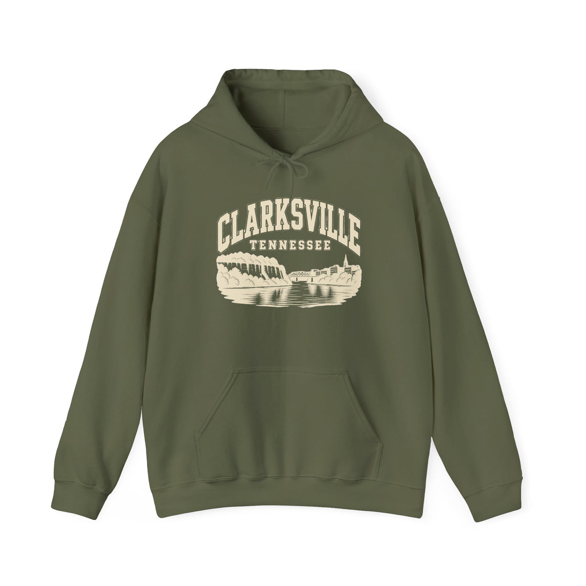 Clarksville Vintage Varsity Hoodie