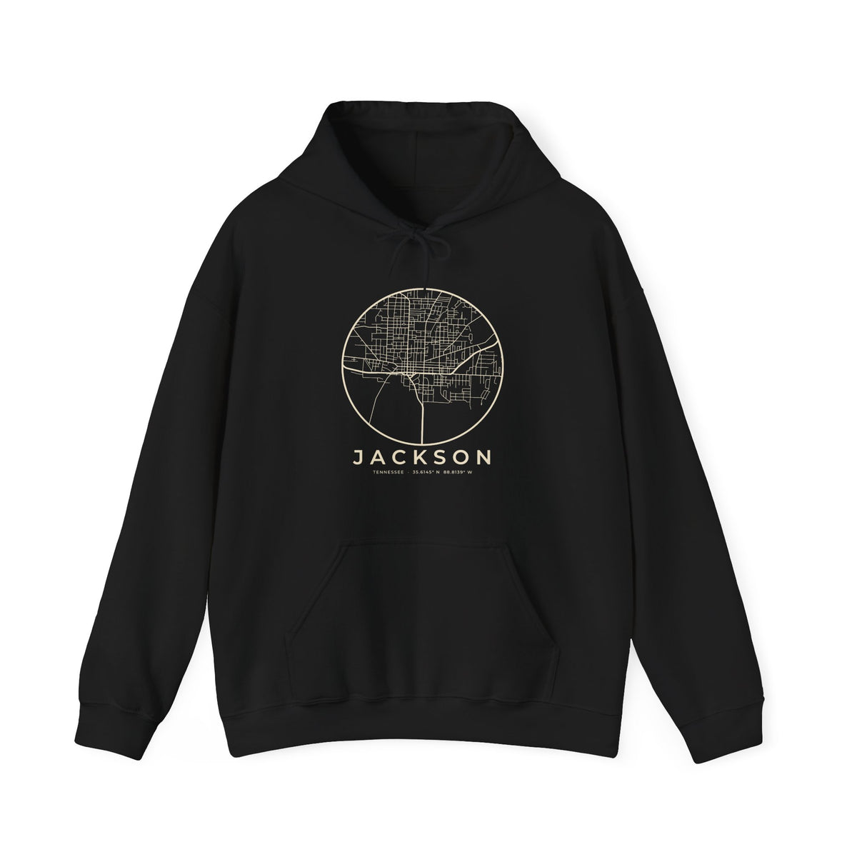 Jackson Street Map Hoodie