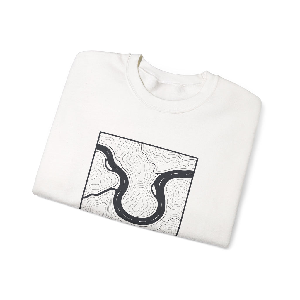 Knoxville Topo Map Crewneck Sweatshirt