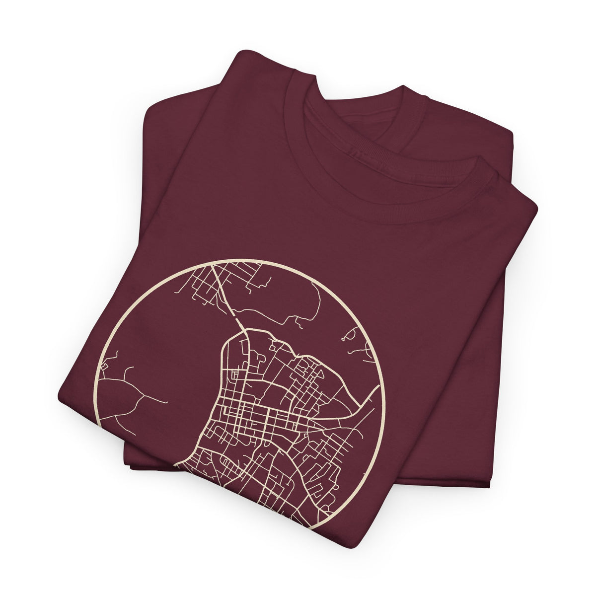 Clarksville Street Map T-Shirt