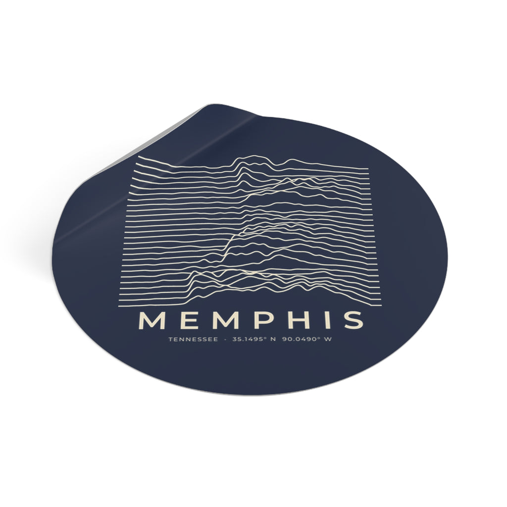 Memphis Ridgeline Sticker (Navy)