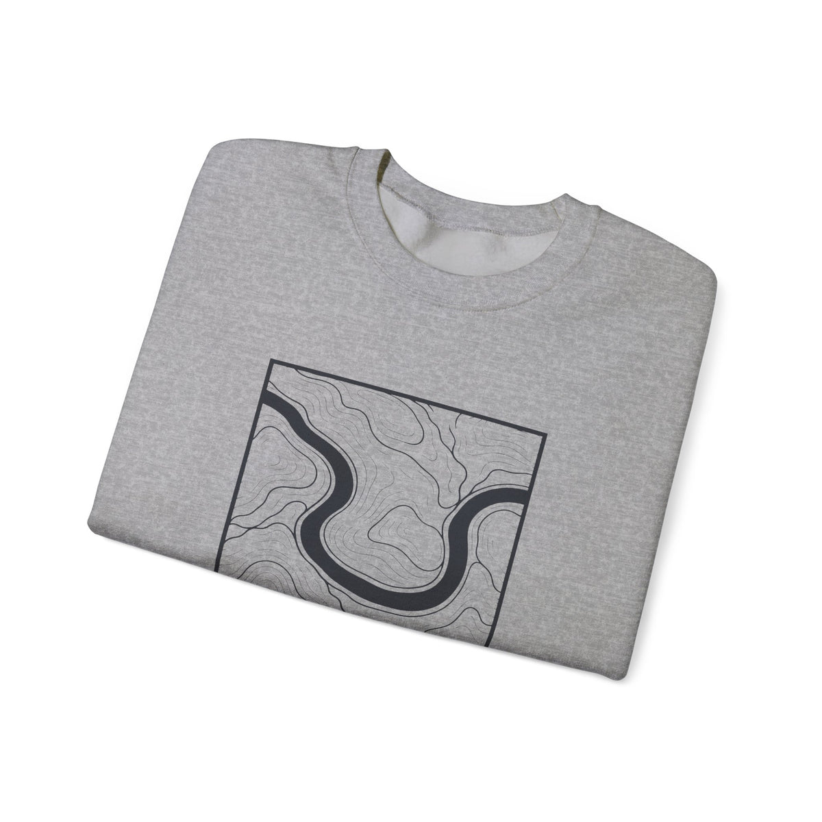 Nashville Topo Map Crewneck Sweatshirt
