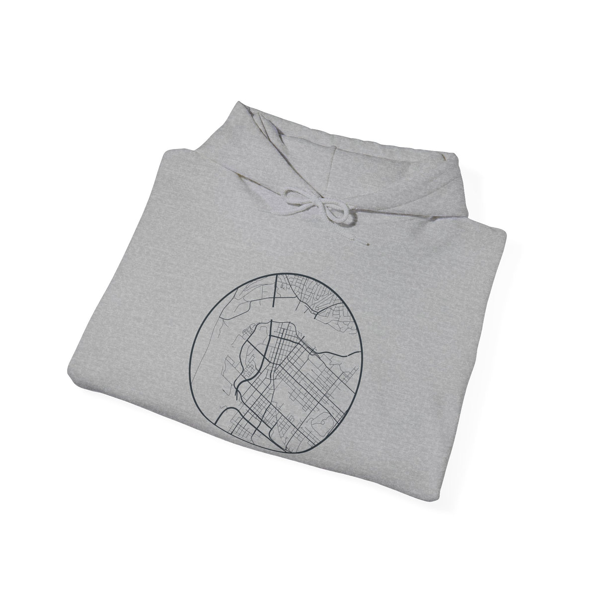 Chattanooga Street Map Hoodie