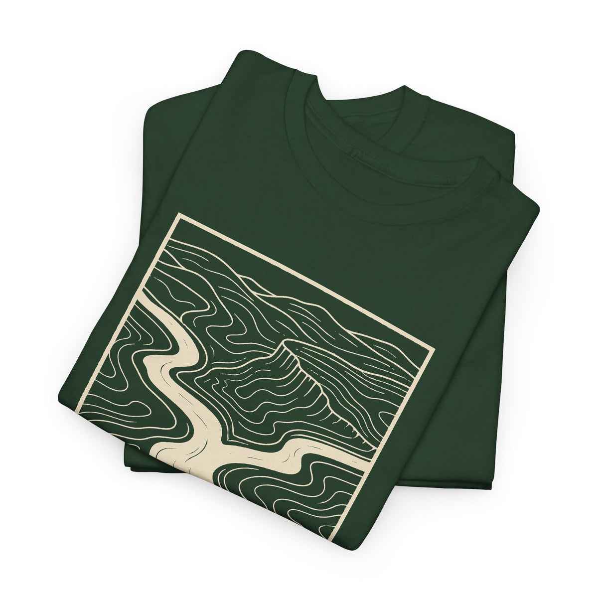 Clarksville Topo Map T-Shirt
