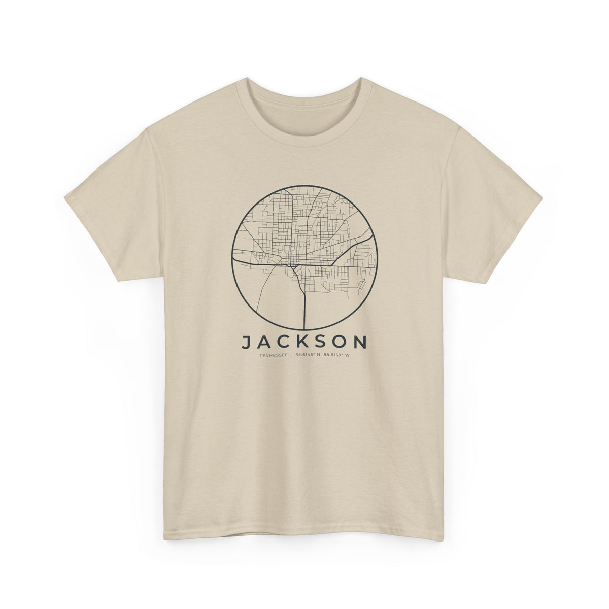 Jackson Street Map T-Shirt