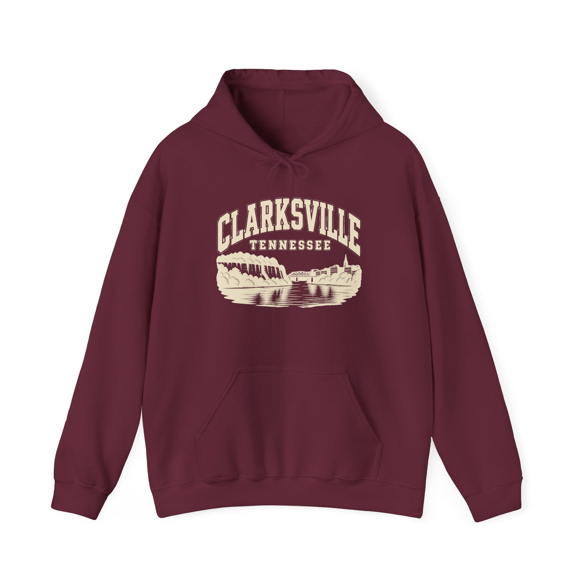 Clarksville Vintage Varsity Hoodie