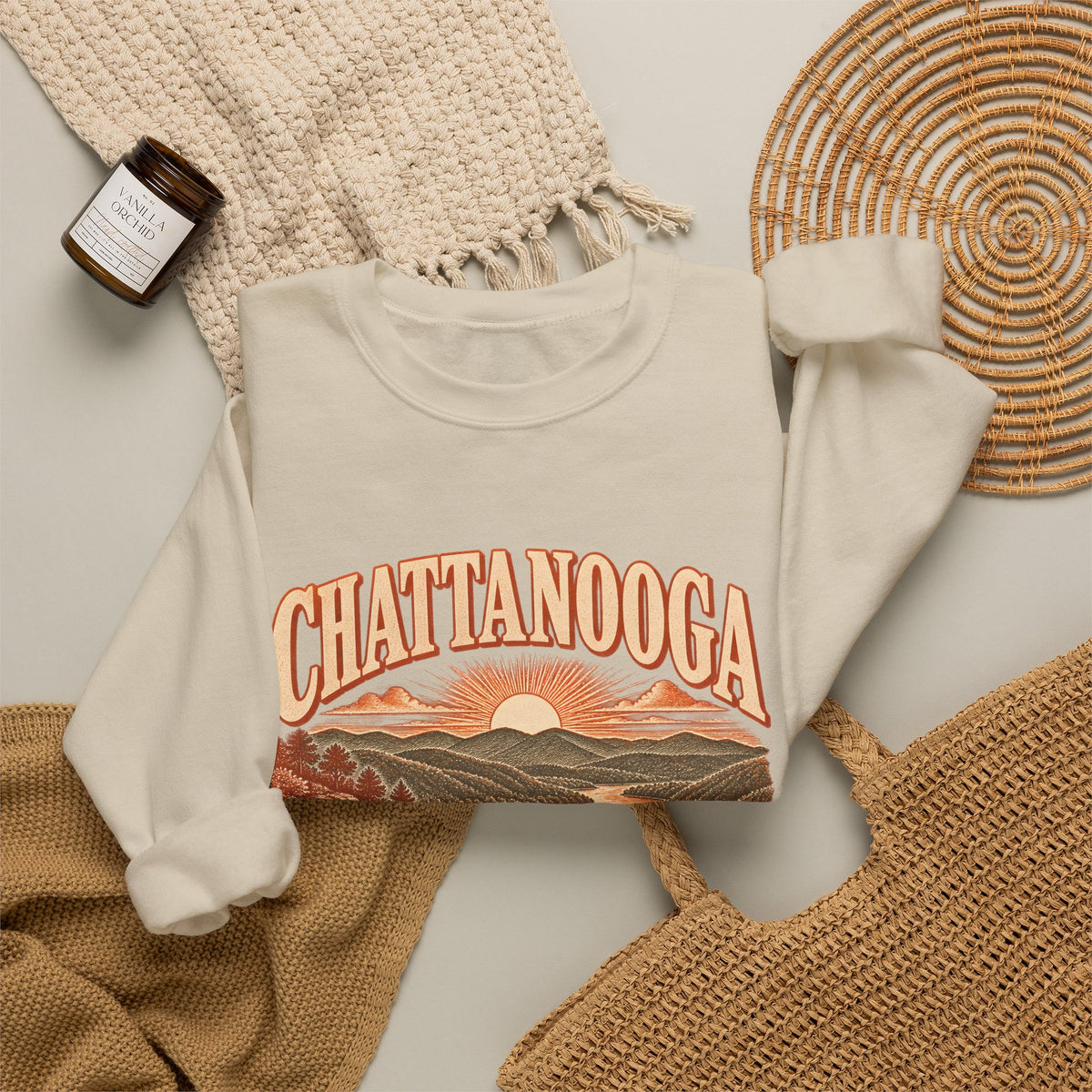Chattanooga Engraved Valley Crewneck Sweatshirt