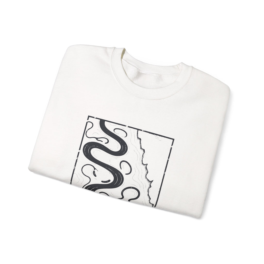 Memphis Topo Map Crewneck Sweatshirt