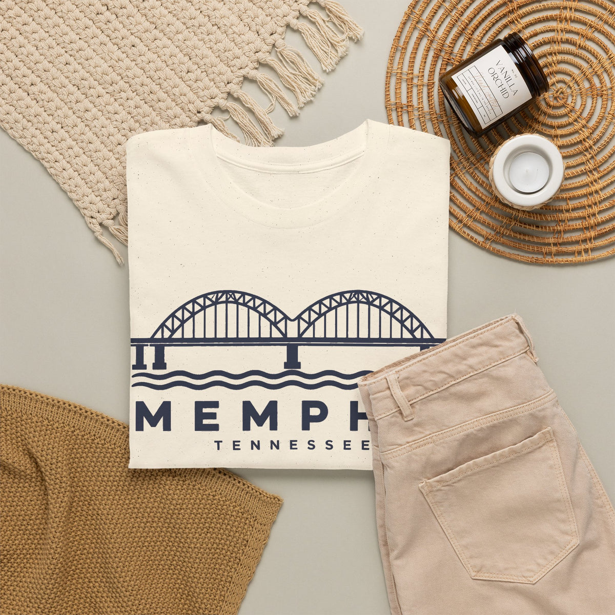 Memphis Hernando de Soto Bridge T-Shirt