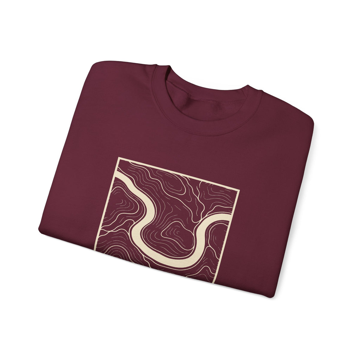 Nashville Topo Map Crewneck Sweatshirt