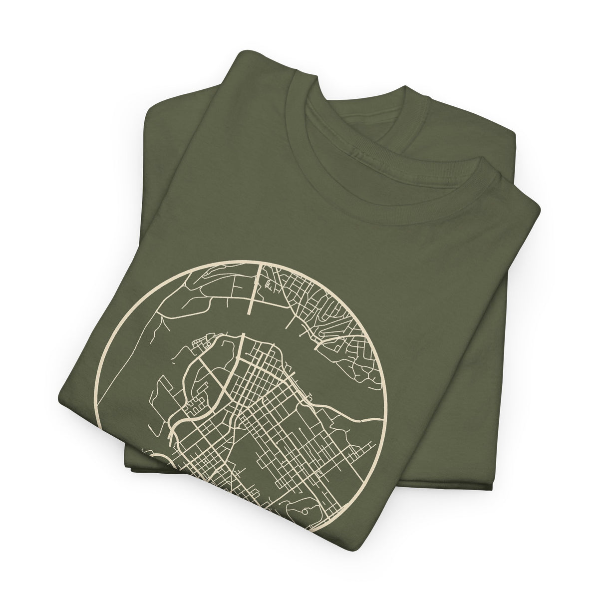 Chattanooga Street Map T-Shirt