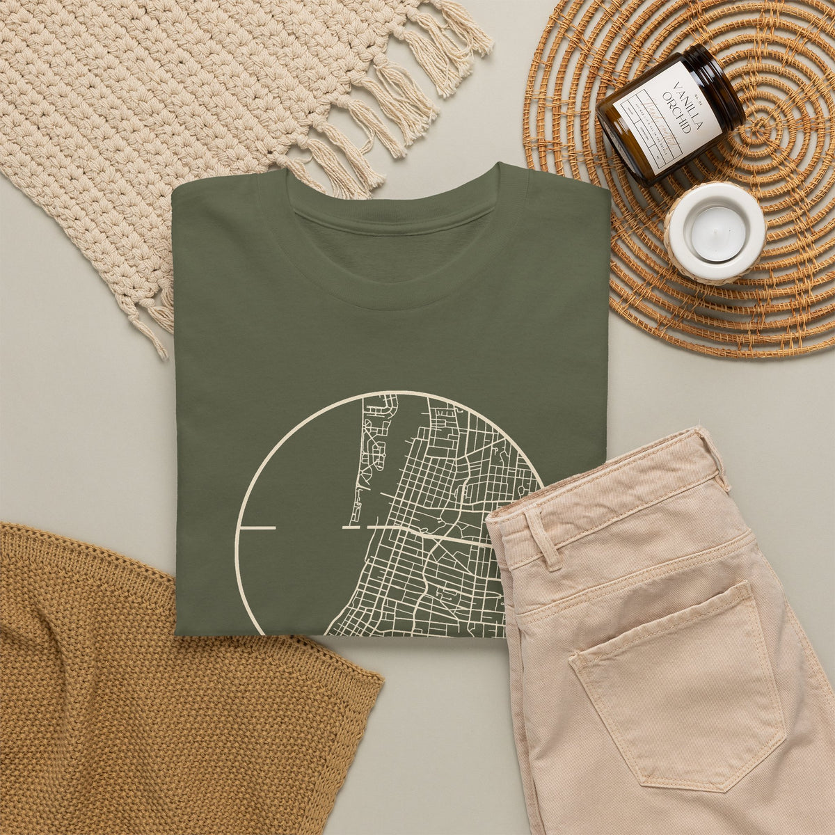 Memphis Street Map T-Shirt