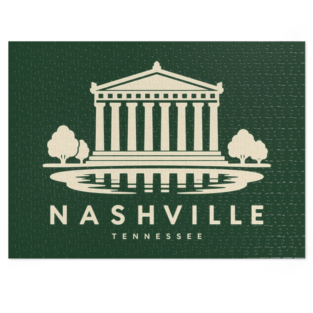 Nashville Parthenon Puzzle (Forest Green)