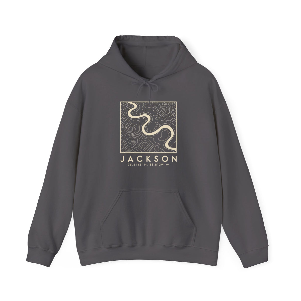 Jackson Topo Map Hoodie