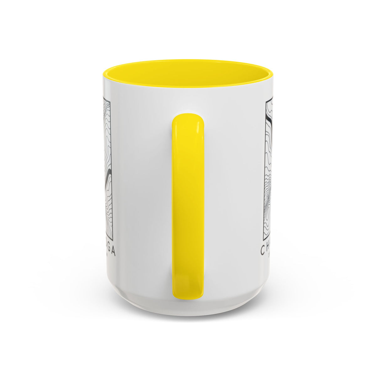 Chattanooga Topo Map Accent Mug
