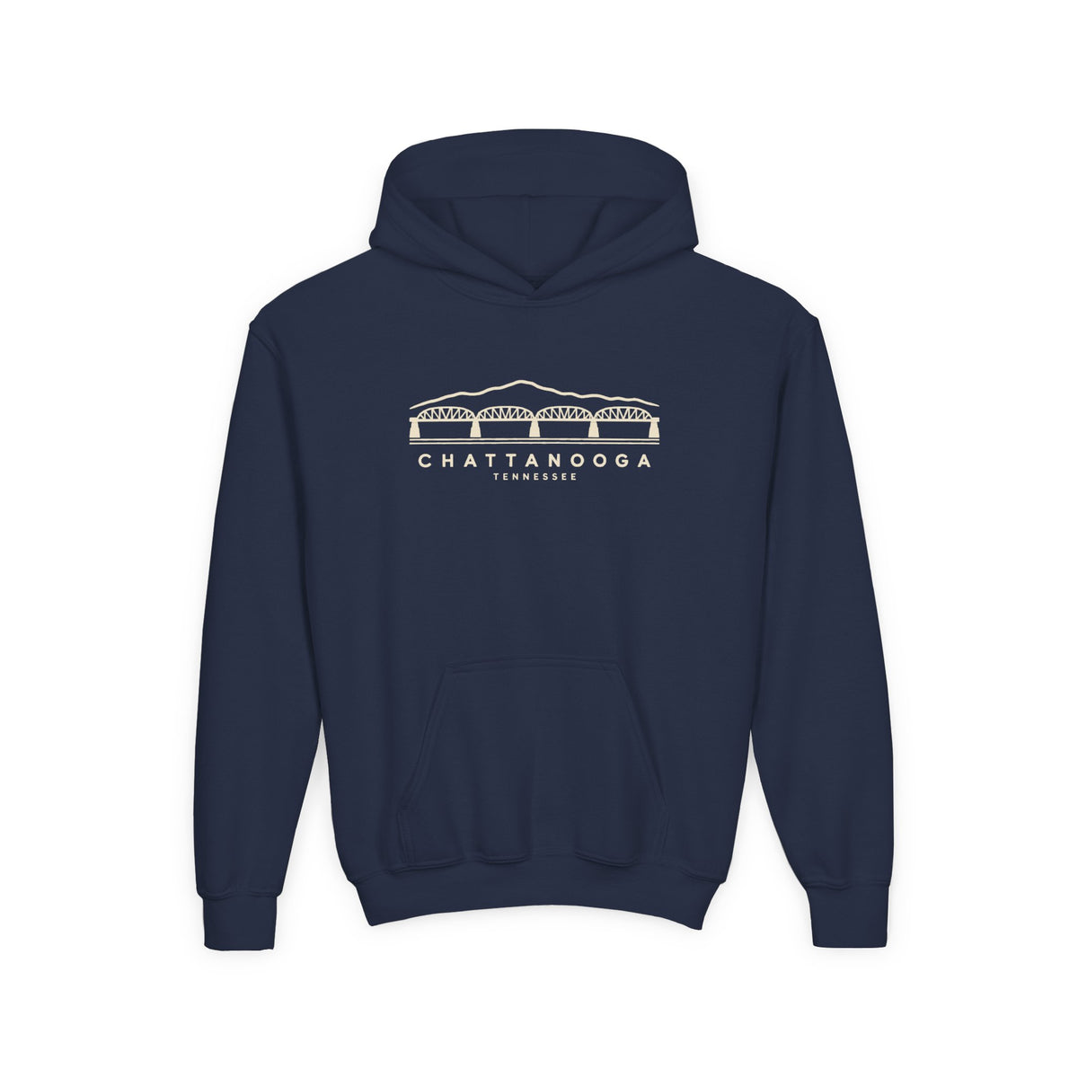 Chattanooga Walnut Street Bridge Kids Hoodie