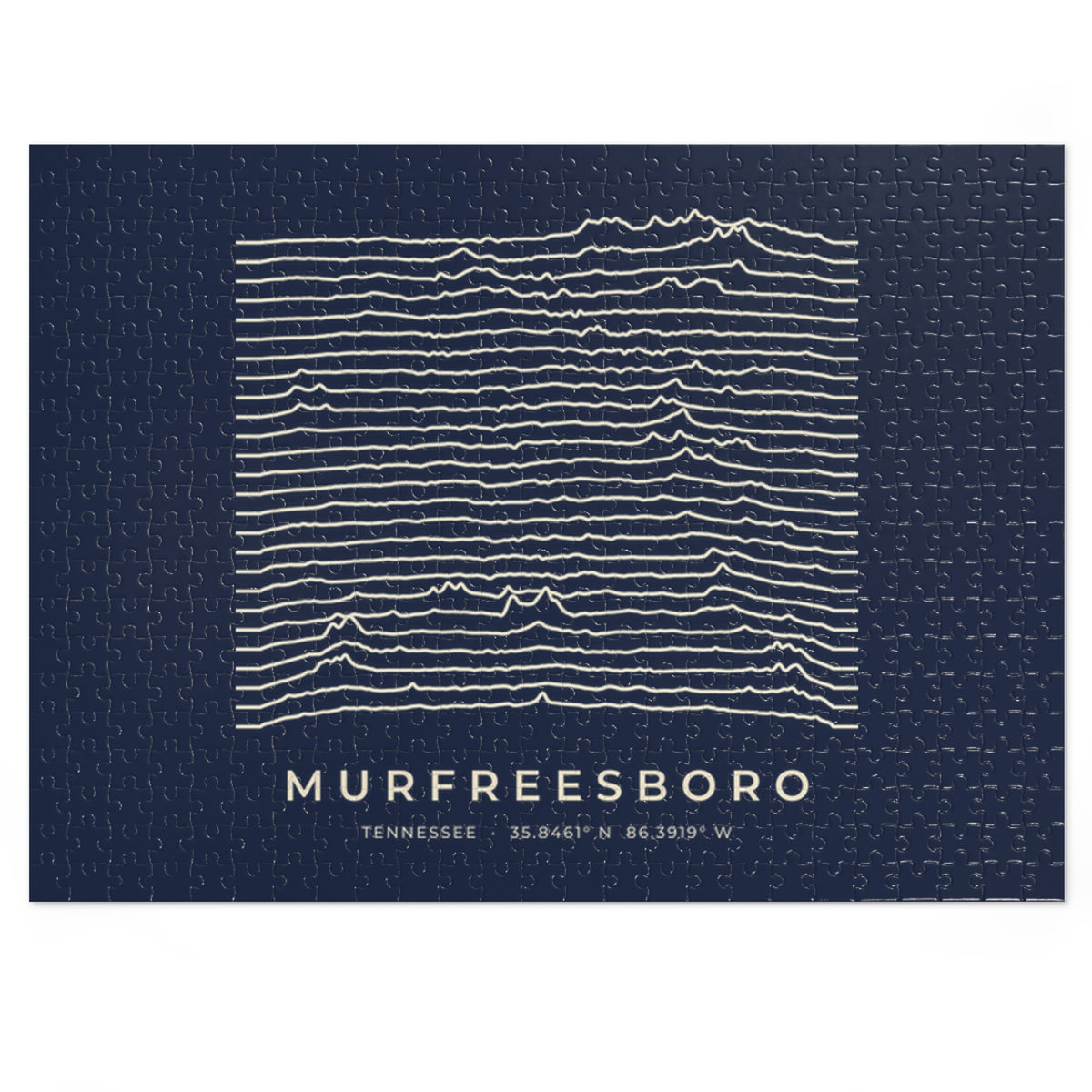 Murfreesboro Ridgeline Puzzle (Navy)