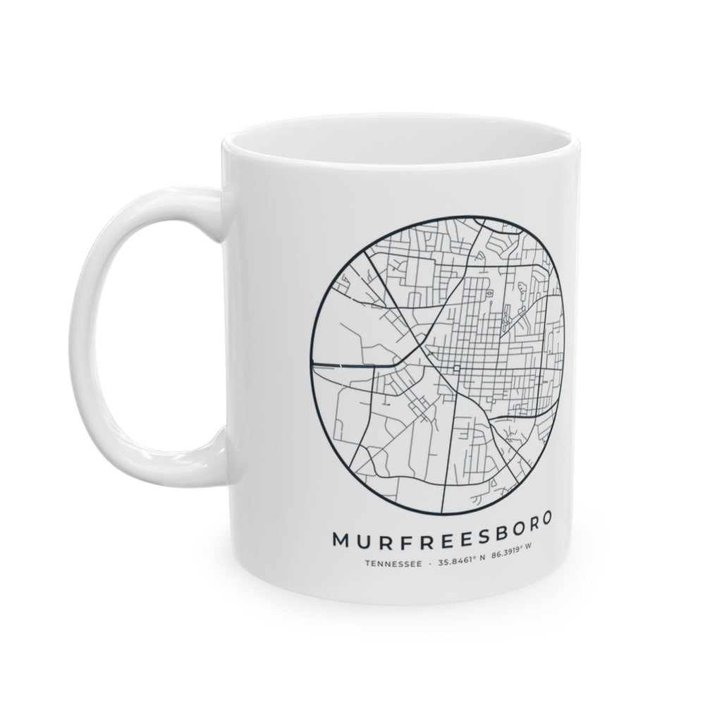 Murfreesboro Street Map Mug