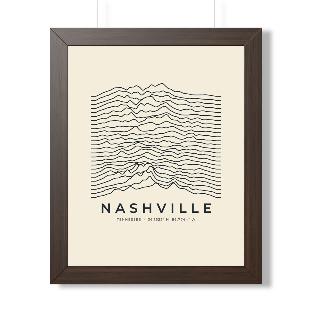 Nashville Ridgeline Framed Print