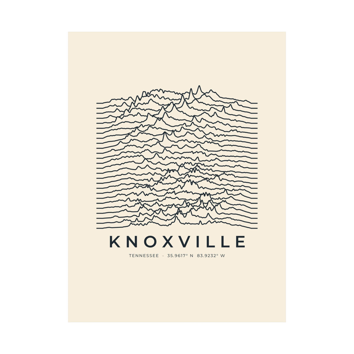 Knoxville Ridgeline Poster