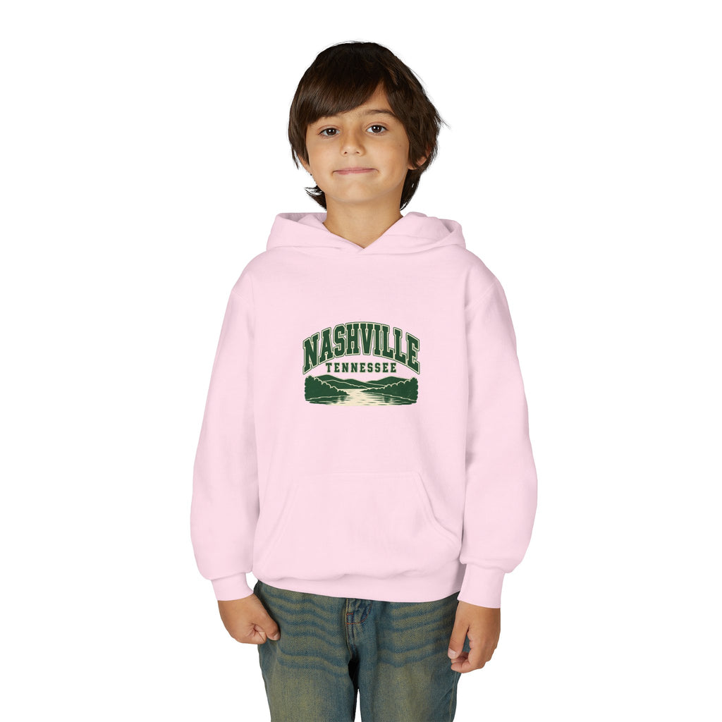Nashville Vintage Varsity Kids Hoodie
