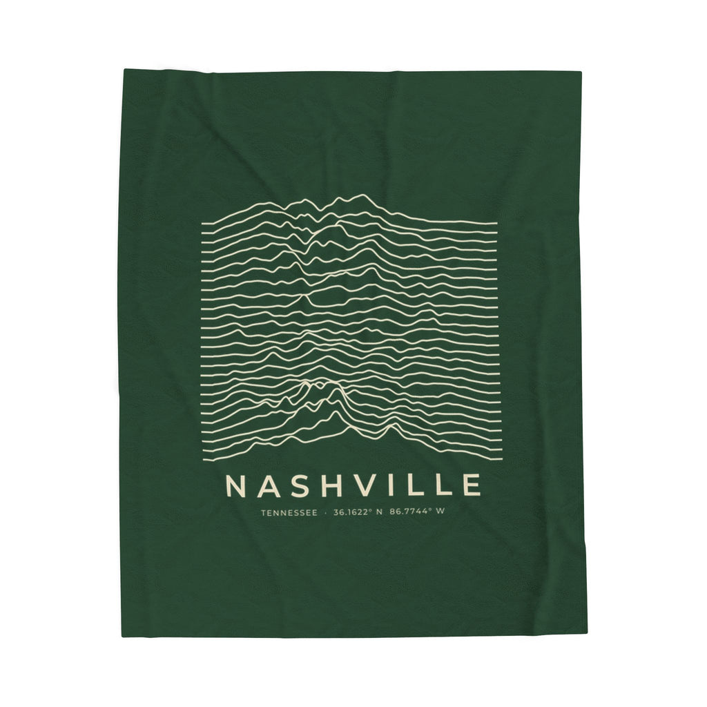 Nashville Ridgeline Blanket (Forest Green)