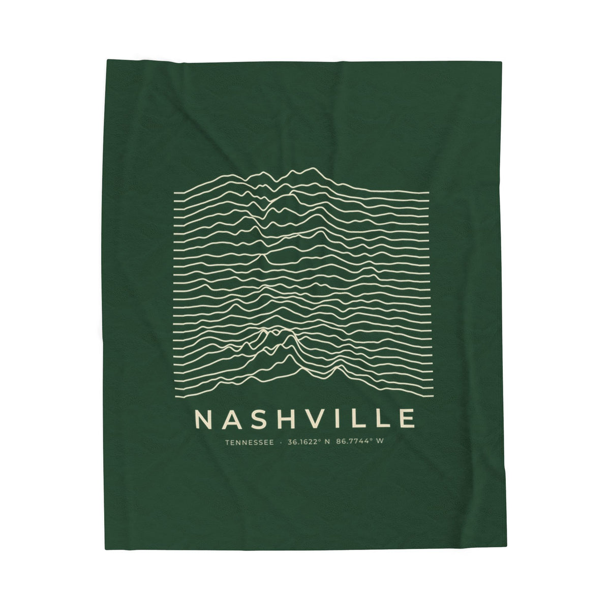 Nashville Ridgeline Blanket (Forest Green)