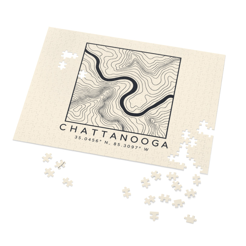 Chattanooga Topo Map Puzzle