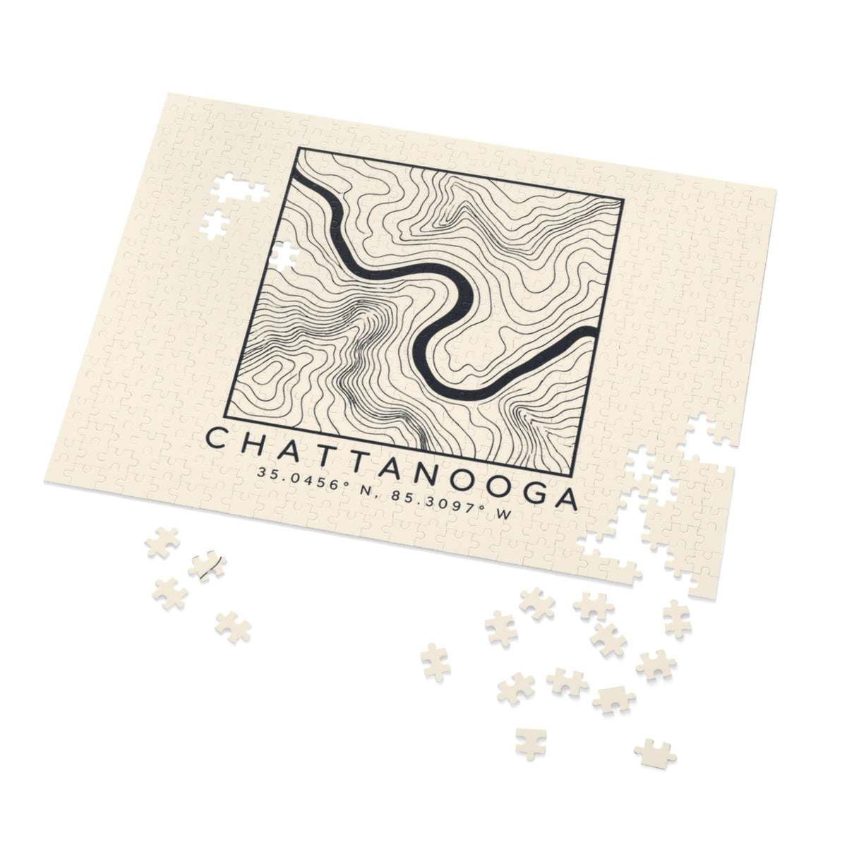 Chattanooga Topo Map Puzzle