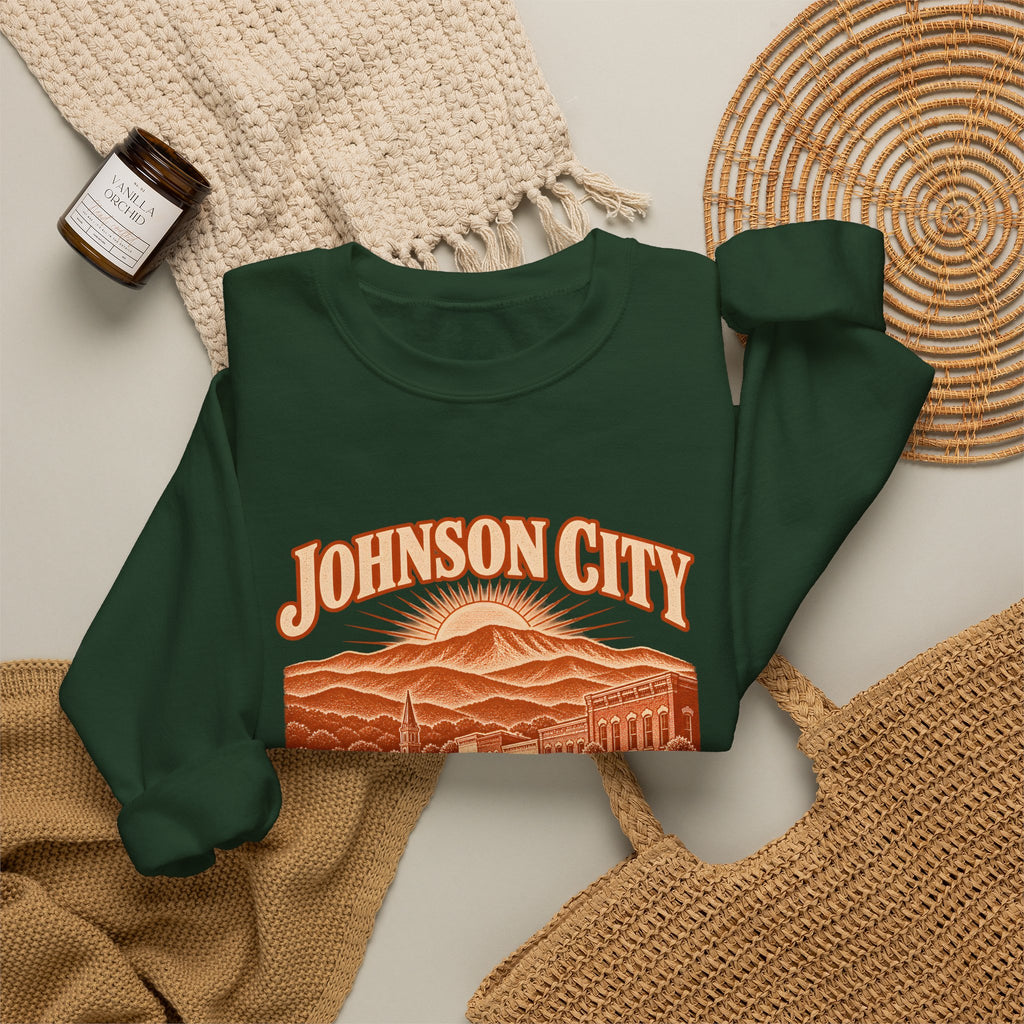 Johnson City Engraved Valley Crewneck Sweatshirt