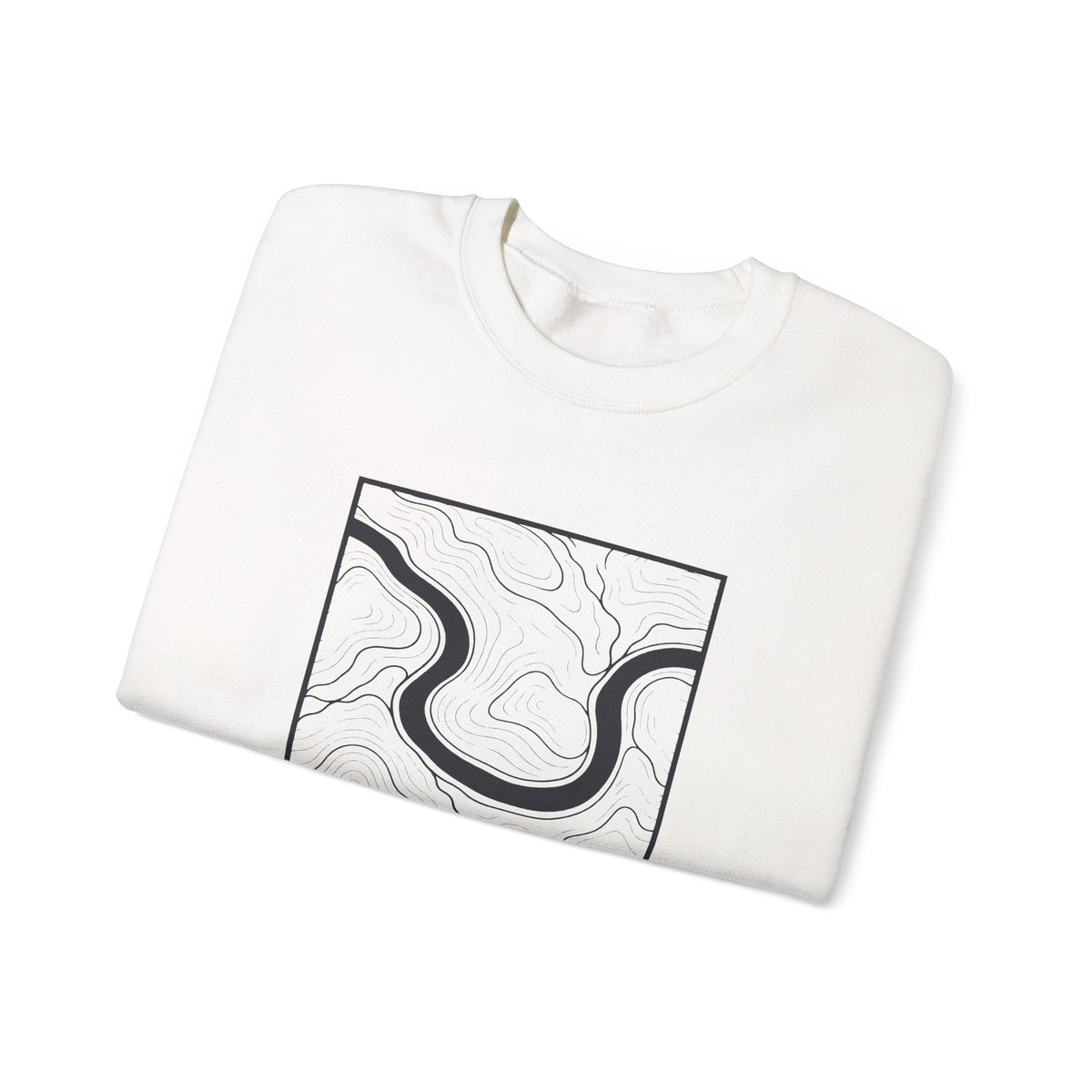 Nashville Topo Map Crewneck Sweatshirt