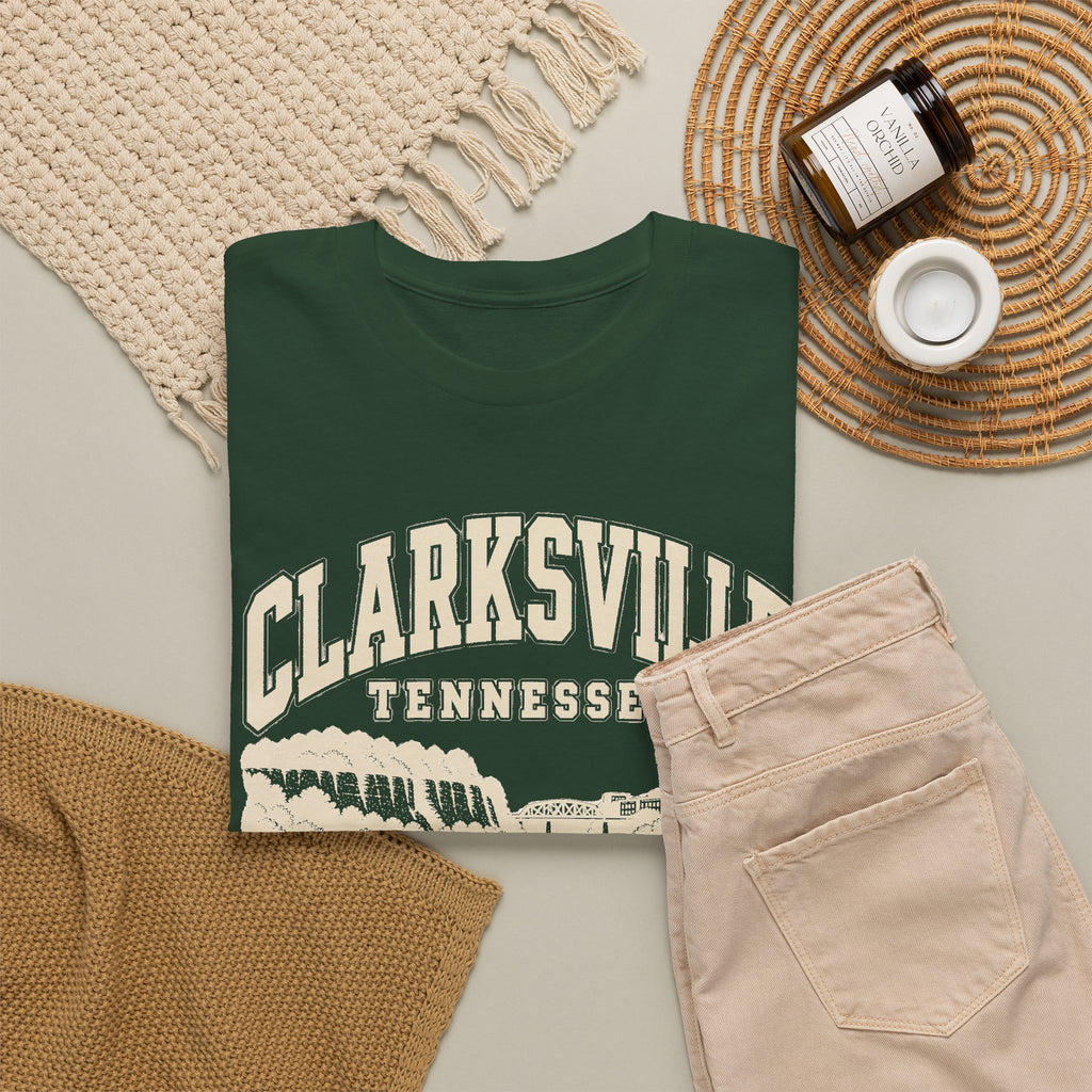 Clarksville Vintage Varsity T-Shirt