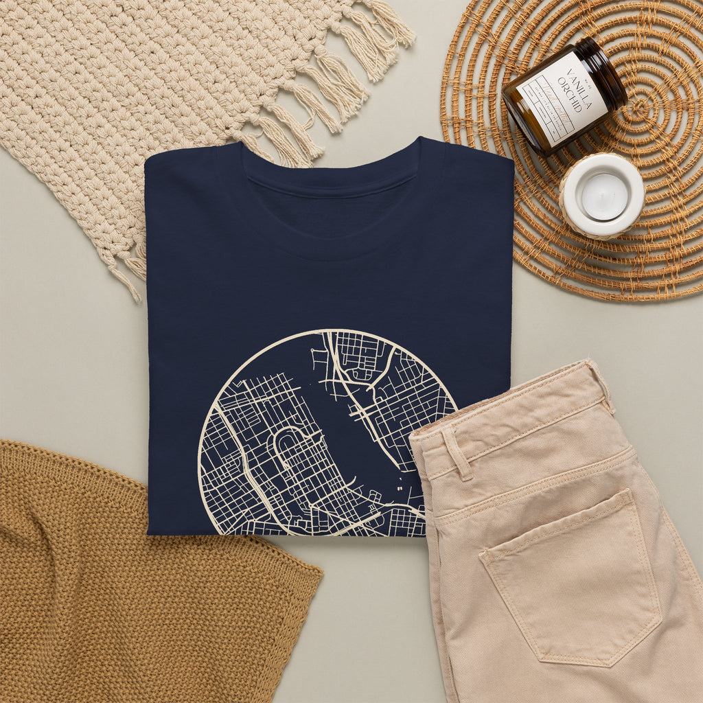 Nashville Street Map T-Shirt