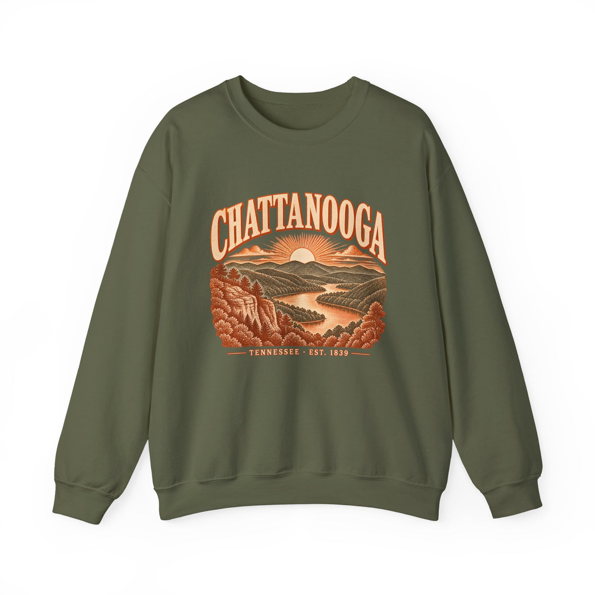 Chattanooga Engraved Valley Crewneck Sweatshirt