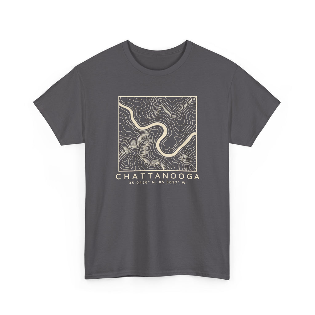 Chattanooga Topo Map T-Shirt