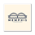 Memphis Hernando de Soto Bridge Magnet