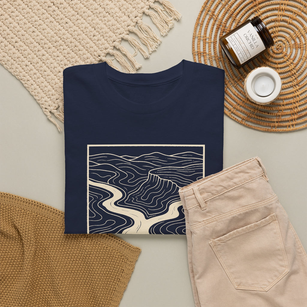 Clarksville Topo Map T-Shirt