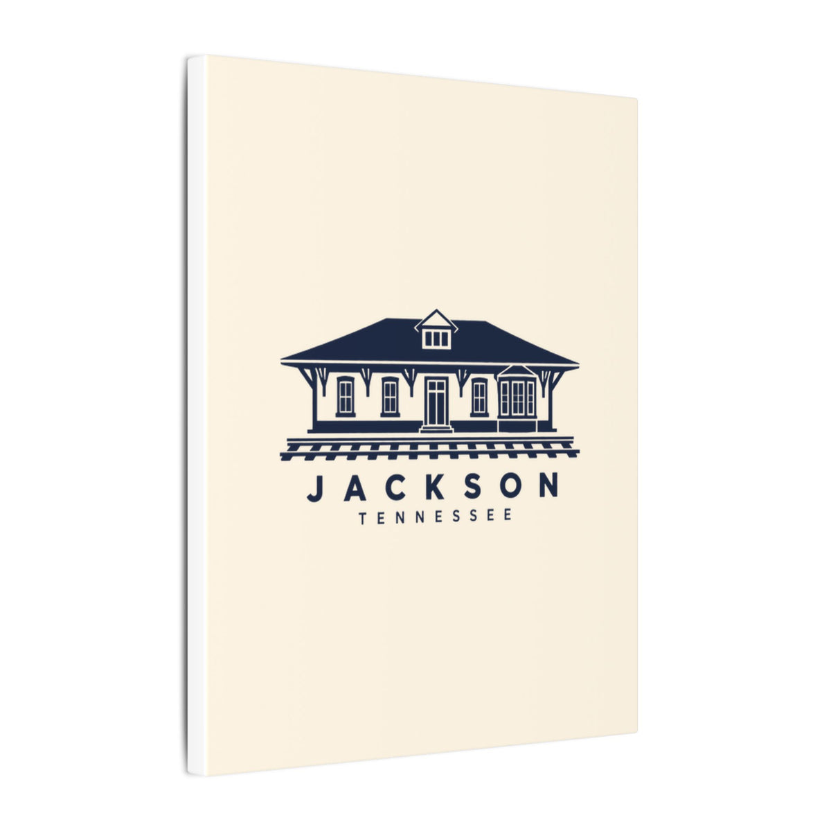 Jackson Train Depot Canvas Print