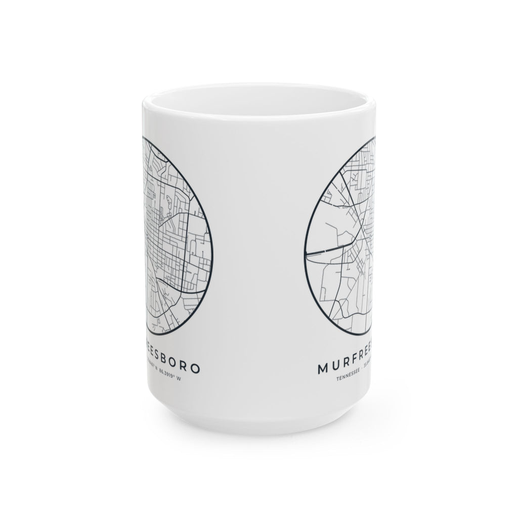 Murfreesboro Street Map Mug