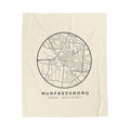 Murfreesboro Street Map Blanket